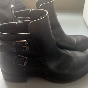 Women’s black ankle booties
